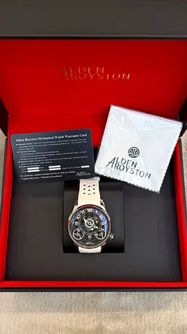 Alden Royston Automatic Mechanical Mens Watch with Original Box and Warranty Card