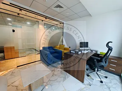 New Separate Furnished Office | Dewa Chiller Wifi Free | Prime Location