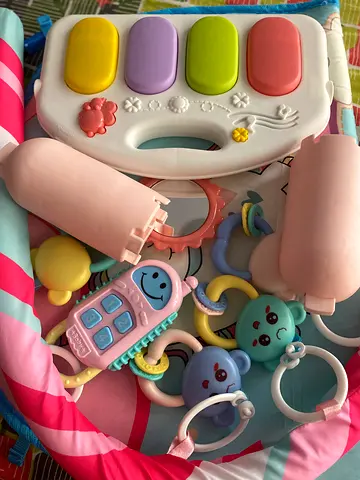 Baby piano gym mat