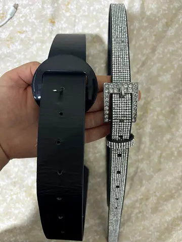 Collection of womens fashion belts