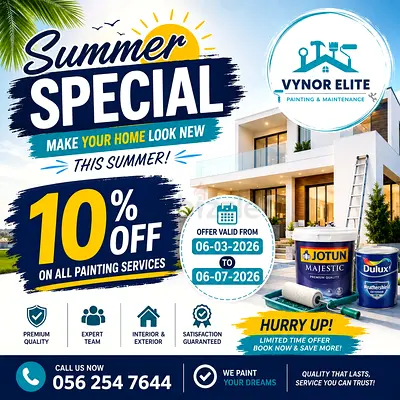 Professional Villa  Apartment Painting Services - 10% OFF