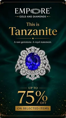 Royal Blue Tanzanite Multipurpose Ring/Pendant for Sale – Dubai