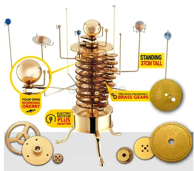 Orrery Brass Solar System Precision Model - Collectors Item