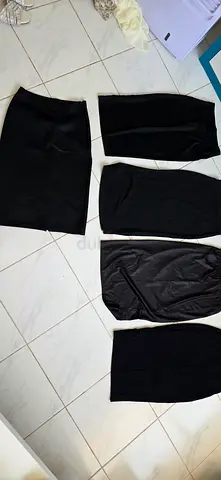 Lot of 5 Black Pencil/Tube Skirts - New