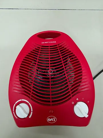 Red Electric Fan Heater