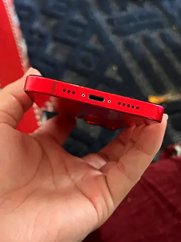 Red iPhone (good working condition) - minor cosmetic wear