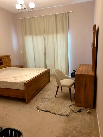 Solid Wood Bedroom Set - Bed, Dresser, Nightstand (Good Used Condition)