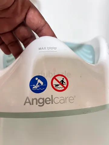 Angelcare Baby Bath Support (White/Grey) - Gently Used