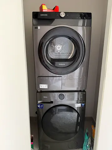 Stacked Samsung Washer and Dryer - Good Working Condition