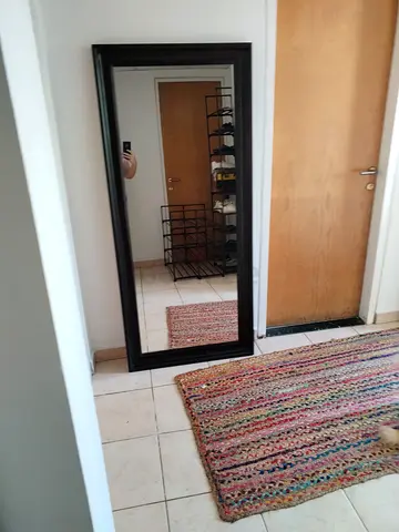 Full Length Mirror with maghoney Frame