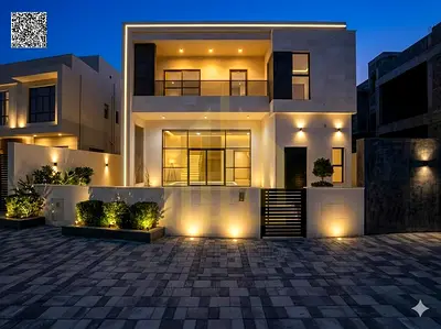 Luxury villa for sale in Al Zahia | Close to the mosque | 5 master bedrooms | 3600 sq ft | AED including ACs