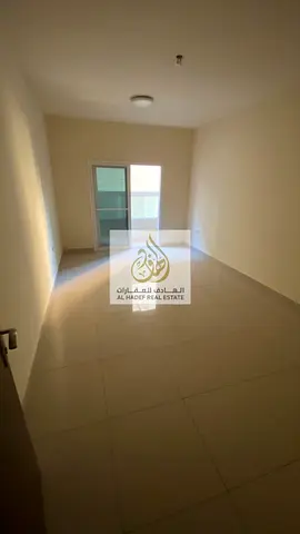Two bedrooms and a separate living room, 3 bathrooms with built-in wardrobes, excellent space in Al Jurf 2