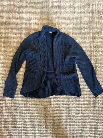 HM Basic Navy Cardigan Medium