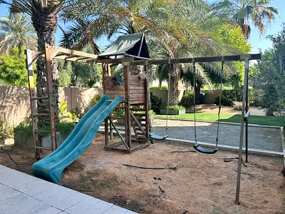 Timber Swing and Slide Set