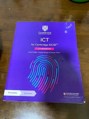 Cambridge IGCSE ICT Coursebook (Third edition) - Cambridge University Press
