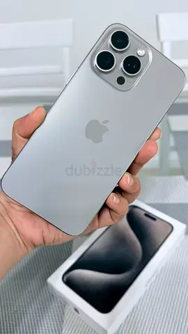 iPhone 15 pro max for sale (Natural Titanium, 256GB) | 6 Mos Old | 100% Battery | Apple Replacement