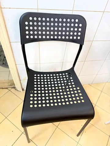 IKEA ADDE black chair 2 pc