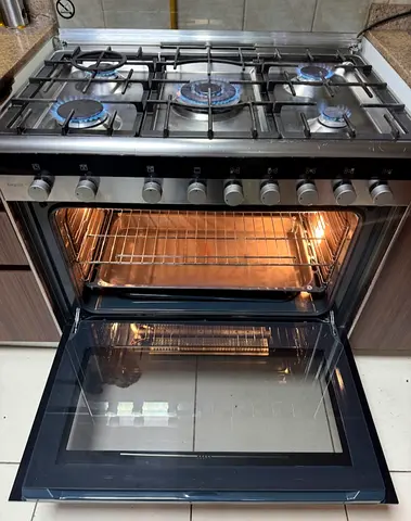 Siemens Premium 5 Burner Full Gas Cooking Range 90x60 cm Italian Engineering
