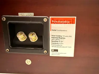 Pure Acoustics
PROXIMA60-C center speaker