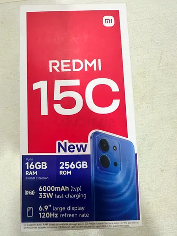 Redmi 15c balck 256gb 8gb Ram