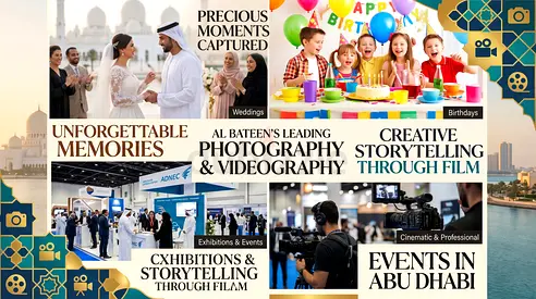 🚀 Visual Content Production Services in Al Bateen, Abu Dhabi | Photography, Videography
