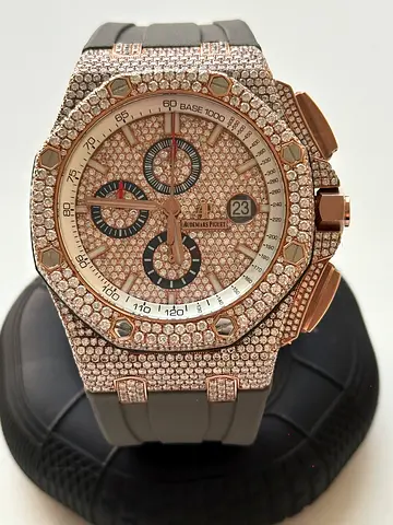 Audemars Piguet Royal Oak OS | HPHT VVS1 Lab Dia | SuperClone | + Spare Strap | No Box | + Gift