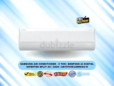 Samsung Air Conditioner - 2 Ton | Bespoke AI Digital Inverter Split AC | 2025 | AR70F24D1GWN/GU-R