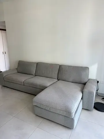 IKEA 3-seat sofa with chaise longue