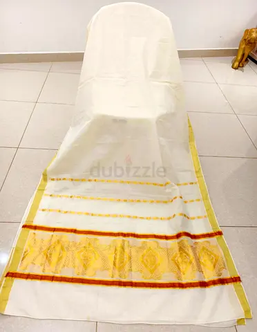 Kerala saree - brand new fall Picot done
