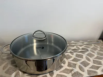 $%!# Deep Sauté Pan with Glass Lid