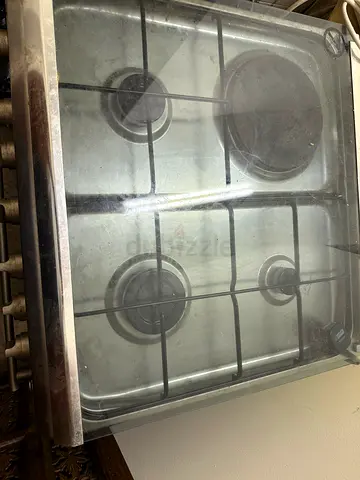 Used freestanding electric andgas oven and stove — stainless steel, working condition