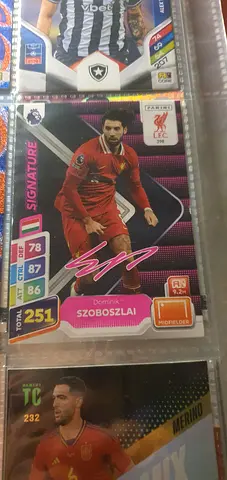 Signed Liverpool Football Trading Card (Autograph)