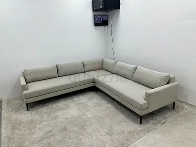 Perfect condition west elm corner sofa
