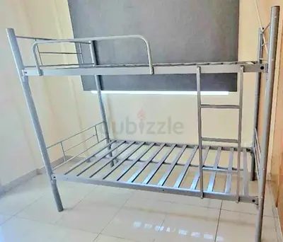 Metal Bunk Bed Frame - Double over Single, good condition