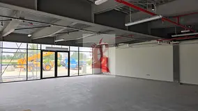 Fully air conditioned brand new showroom for rent in prime location of DIP