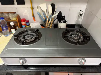 Used two-burner gas stove in good working condition