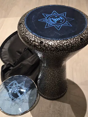 Doumbek / Darbuka Hand Drum with Carry Bag - Good Condition