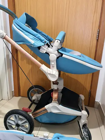 Hot Mom 360 Luxury Baby Stroller / Pram 2-in-1 - Blue