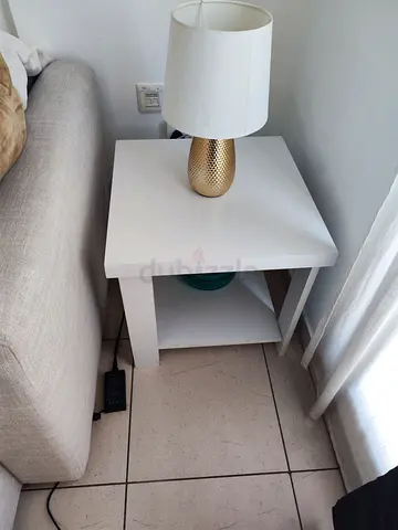 White Bedside Tables / Side Tables – Set of 2