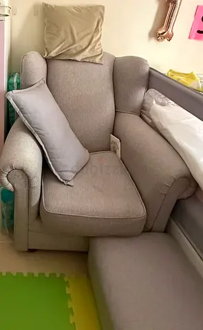 Couches, lounge chaise and Chair moving out sale