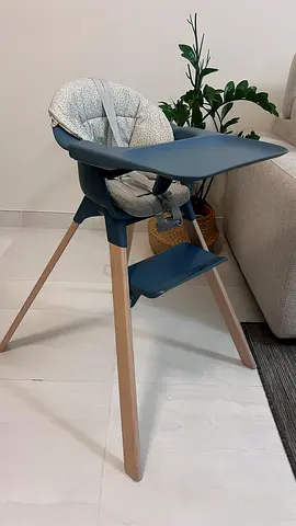 Clikk High Chair - Fjord Blue