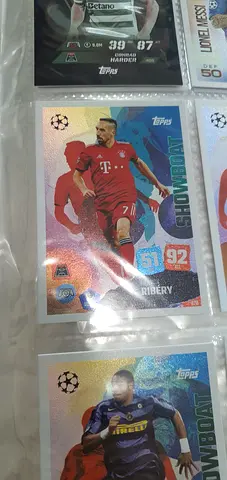 Collection of Football Trading Cards (Topps UEFA Champions League)