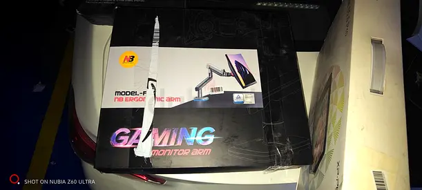 Adjustable Gaming Monitor Arm – NB Ergonomic Model, New in Box