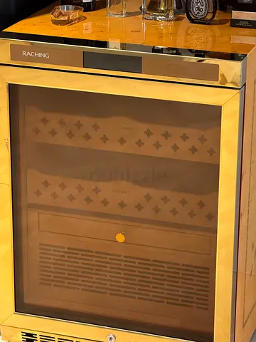 Raching Premium Electronic Cigar Humidor - Luxury Climate Control Cabinet（Flawless）