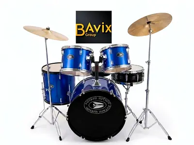 Siltron Acoustic Drums Set 5 Pcs - Brand New