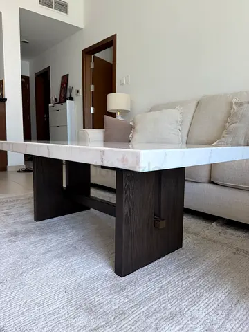 Real Marble Coffee Table – Move-Out Sale