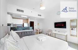 Furnished Studio | Burj Al Nujoom | Balcony &amp; Canal View