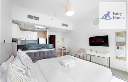 Furnished Studio | Burj Al Nujoom | Balcony & Canal View