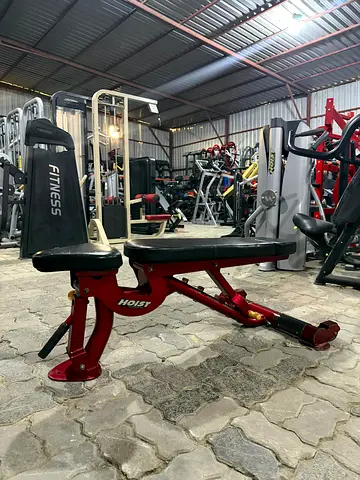 Adjustable Hoist Flat/Incline Gym Bench - Heavy Duty