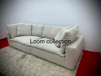 Like new condition the loom collection sofa